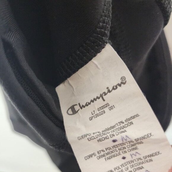 Champion Capri Workout Leggings in‎ Black - Size Medium - Picture 6 of 6